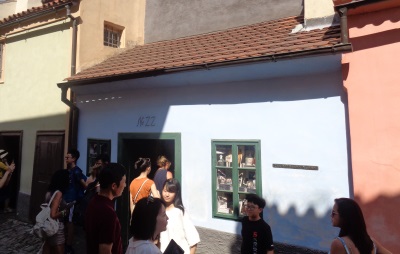 Das Kafka-Haus (Goldenes Gässchen Prag)